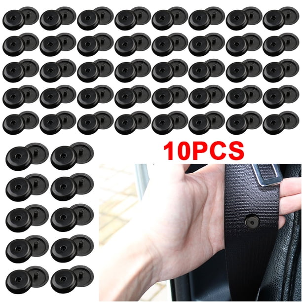 5 Pares Tope para Seguridad Coche Límite Espaciado Clip Hebilla Botón Parada
