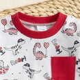 thumbnail image 7 of Gerichy 2PCS Toddler Baby Boy Long Pants Set Cartoon Print Sweatshirt Pullover Tops + Drawstring Sweatpants 6M 12M 18M 24M 3T 4T Kids Casual Sweatsuits, 7 of 7