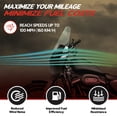 thumbnail image 3 of Krator Motorcycle Windshield Fairing & Mounting Kit, Wind Deflector, Motorcycle Accessories Windscreen, Compatible with Harley Davidson Softail Fat Bob FXFB/114 FXFBS 2018+, Clear, 15" Windshield, 3 of 7