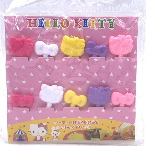 Hello Kitty Dessert Plastic Fork 10pcs