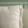 thumbnail image 3 of Safavieh Lurenz 20" x 20" Coastal Cotton Decorative Pillows, Ivory, 3 of 4