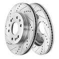 thumbnail image 6 of Detroit Axle - 12.99" inch Front Drilled Brake Rotors for Chevrolet Suburban Avalanche Tahoe GMC Savana 1500 Yukon Cadillac Escalade, 6 of 6