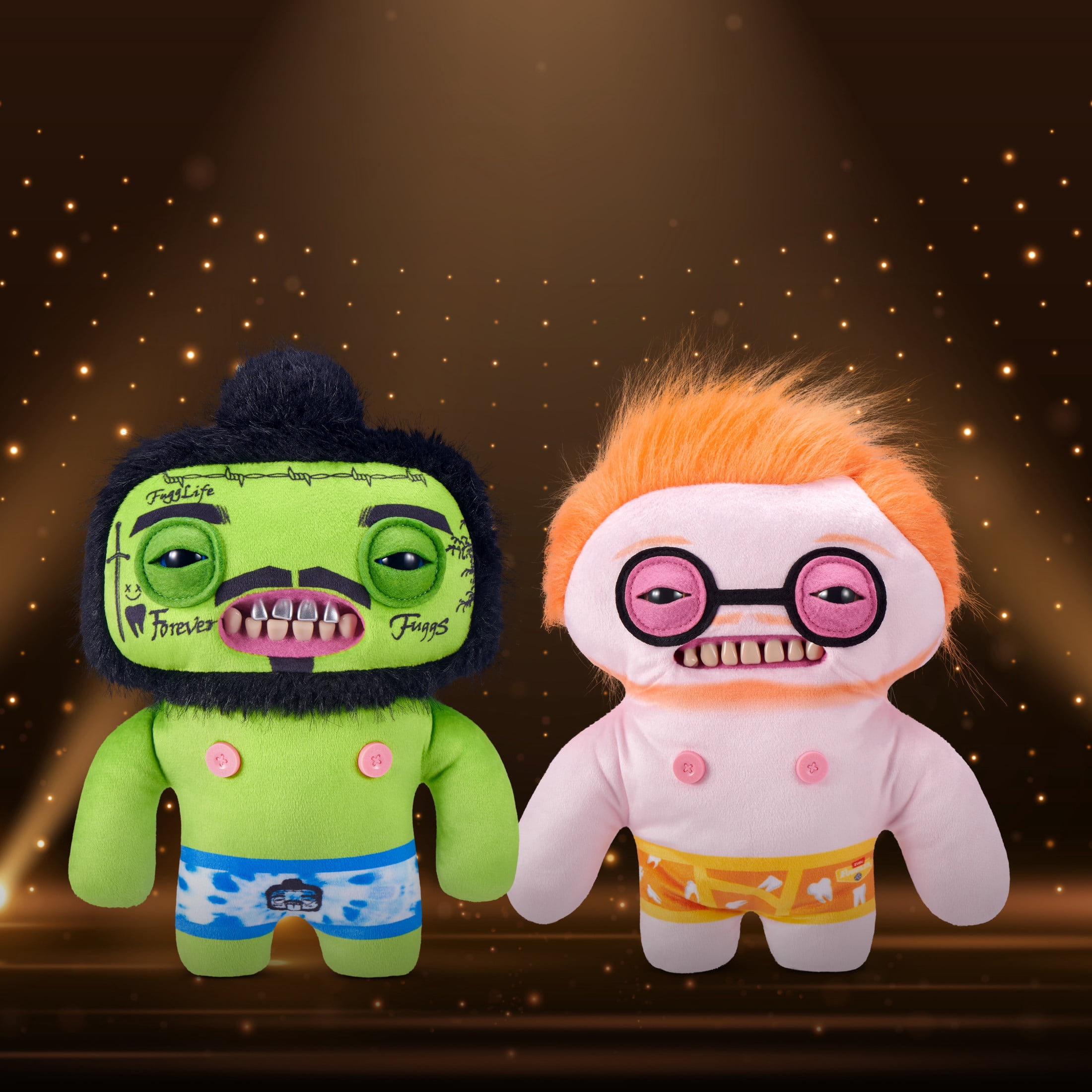 Fuggler Fugg Stars 9 inch (Rhymer McSlimer), Funny Ugly Monster Stuffed Animal Toy by ZURU