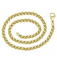 thumbnail image 1 of Infinique Creations - 18k Gold Plated Stainless Steel Round Box Chain Bracelet Necklace 1.5-5mm 7"-38", 1 of 7