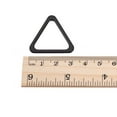 thumbnail image 5 of Uxcell Triangle Ring Buckle 25mm Inner Width Zinc Alloy Electroplated Matt Black 10 Pack, 5 of 5