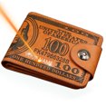 thumbnail image 1 of New Short Men Wallets ID Card Holder Male Wallet Small Money Clips Engraving Wallet High Quality PU Leather Man Purses Wallets, 1 of 5