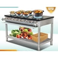 thumbnail image 4 of Estufa de gas comercial para cazuela, 468 cabezales, gas natural, pollo estofado, arroz, fuego especial, 4 of 5