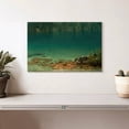 thumbnail image 2 of Elephant Stock Lake Scene Wall Art - Horizontal Canvas Wall Art - Living Room Wall Decor - Nature Canvas - Teal And Green Decor By Albert Bierstadt - 12" x 8", 2 of 8