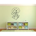 thumbnail image 2 of Tweety Bird Christmas Gift Holiday Santa Hat Cartoon Wall Sticker Art Decal for Girls Boys Room Bedroom Nursery Kindergarten House Fun Home Decor Stickers Wall Art Vinyl Decoration Size (30x27 inch), 2 of 3