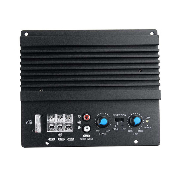 Power Amplifier Board with Subwoofer 12V 600W High-Power Car Power Amplifier Module with Bass for 8-12 Inch Subwoofer
