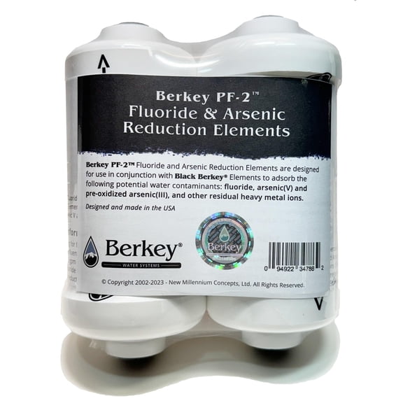 PF-2 Berkey Fluoride and Arsenic Water Filters