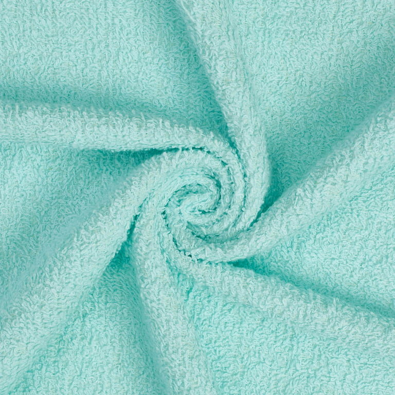 Terry Cloth 100% Hypoallergenic Absorbent Cotton Fabric 45 By The Yard  (Mint)