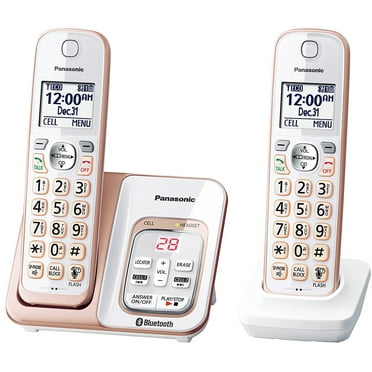 Restored Panasonic KX-TGD562G Link2Cell Bluetooth Cordless Phone- 2 Handsets (Refurbished)