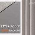 thumbnail image 3 of Cortinas Joydeco 244 cm Blackout Térmicas con 2 Paneles, 3 of 8