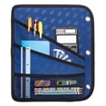 thumbnail image 3 of Case-It 5-Tab Binder Accessory, 5-colored tabbed, 6 pocket expanding file, fits any standard 3 ring letter size binder, additional zippered mesh pockets for pen storage, ACC-21, Blue, 3 of 11