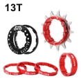 thumbnail image 2 of thinsony Bike 13T Single Speed Flywheel Aluminum Alloy Conversion Kit red, 2 of 8
