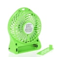 thumbnail image 3 of Ventilateur à Lumière LED Rechargeable Portable Mini pour Bureau, Refroidisseur d'Air à Recharge USB, Régulation de Vitesse à 3 Modes, 3 of 8