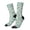 2 Black-2, variant on Floral In Teal Print Adult Socks for Men & Women,Calf Socks, Ankle Socks,Boots Socks,Breathable Casual Sock,Unisex Crew Socks
