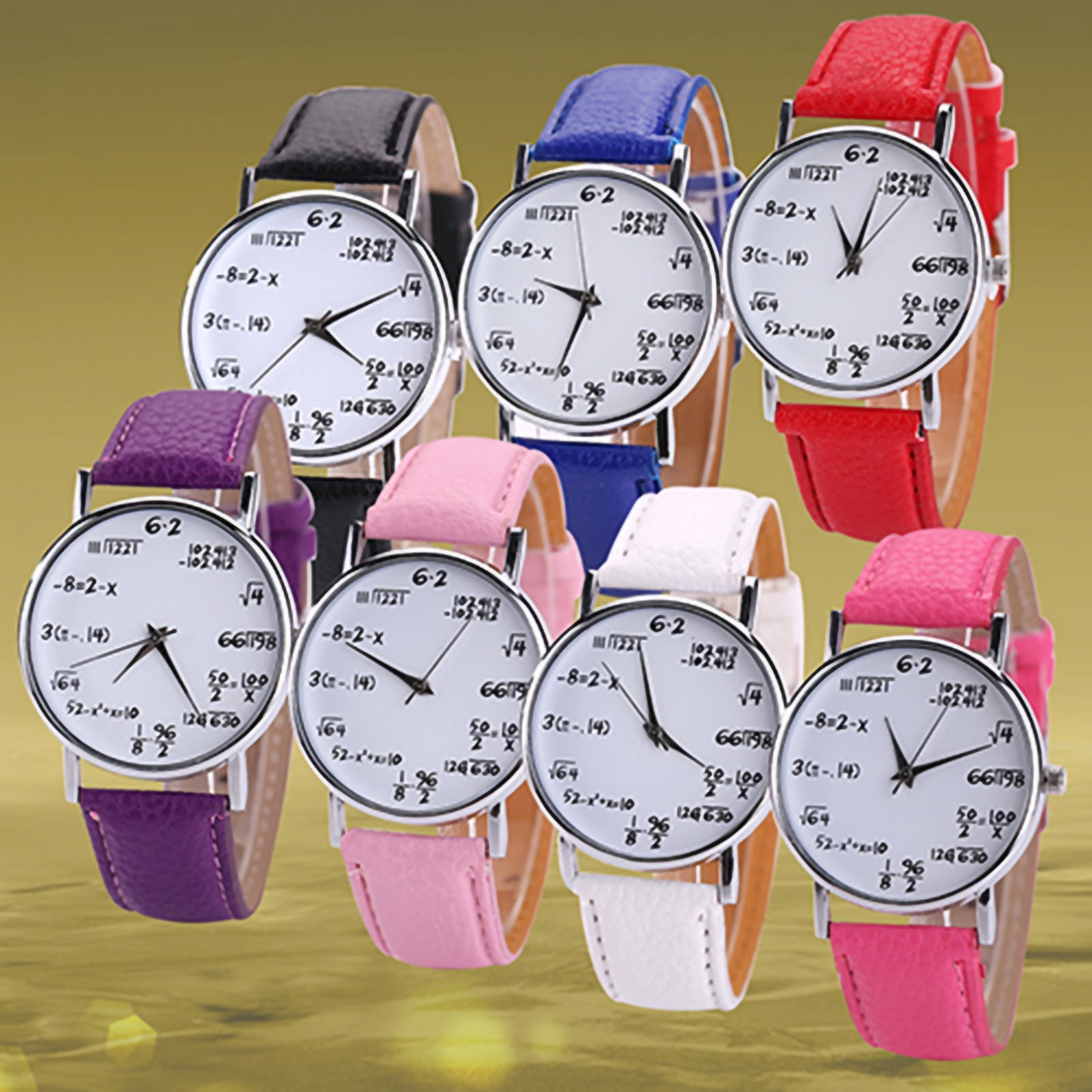math equation wrist watch