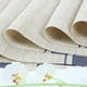 thumbnail image 3 of Uxcell Manteles de PVC resistentes al calor con rayas azules Begie 4Pack, 3 of 7