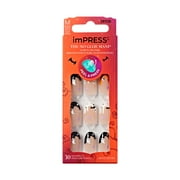 KISS imPRESS Halloween Press On Nails, ‘The Creeps’, Multicolored, Medium Oval, 30 Count