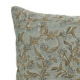 thumbnail image 3 of Fabdivine Hand Block Print Pure Linen Pillow Covers, Boho Home Décor, 16X16, Throw Pillowcase Cushion Cover with Zipper for Sofa, Couch, Home Décor, Outdoor, Farmhouse, Living Room, Pushap Varsha, 3 of 8