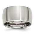 thumbnail image 1 of Stainless Steel 12mm Brushed Band Ring 10 Size, 1 of 6