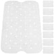 thumbnail image 3 of GOOHOCHY 100 hojas de papel desechable para freidora de aire, rectangular, perforado, para hornear, 3 of 8