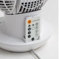 thumbnail image 5 of IRIS USA WOOZOO Ventilador de Escritorio con Control Remoto, Circulador de Aire Oscilante, 3 Velocidades, Alcance de 16 m, Inclinación Ajustable, Motor Silencioso, Tamaño Pequeño, Blanco, 5 of 5