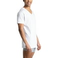 thumbnail image 3 of Fruit of the Loom Men's Stay Tucked V-Neck T-Shirt, 6 Pack, 3 of 7