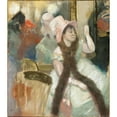 thumbnail image 3 of Edgar Degas 15x17 Black Modern Framed Museum Art Print Titled - Portrait After a Costume Ball (Portrait of Madame Dietz-Monnin) (1879), 3 of 5