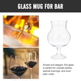 thumbnail image 3 of Shisuyan Cocktail Cup Glass Transparent 1Set 6.1x3.9in, 3 of 8