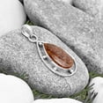 thumbnail image 3 of Natural Sutured Ammonite - Madagascar 925 Sterling Silver Pendant Jewelry P-1297 SDP129135, 3 of 5