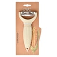 thumbnail image 2 of Cook With Color Corn Peeler, Stainless Steel Corn Stripper and Kernel Cutter Tool, Taupe, 2 of 5