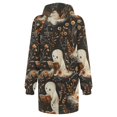 thumbnail image 3 of WFJCJPAF 2025 New Halloween Halloween Dresses for Women Plus Size 26,Women's Hooded Long Sleeve Halloween Print Dress LooseFashion Mini Dress,Halloween Dresses for Women - Multicolor S, 3 of 5