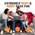 thumbnail image 5 of Cheer Collection Faux Fur to Microplush Reversible Throw Blanket, 5 of 5