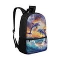 thumbnail image 2 of Jeiento Dolphin School Bags for Girls 6-8 7-10 Backpack Elementary School Bookbag 17inch Bagpacks Back To School Stuff Daypack, 2 of 6