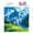 B, variant on Paint by Numbers Kit for Adults - 7.9 x 7.9 Inch Acrylic Painting, Countryside Cottage Lake Scene for Beginners, Relaxing DIY Craft Home Decor