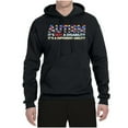 thumbnail image 3 of Autism Awareness Puzzle | Autism Is Not A Disablity Itâ€™s A Different Abilty Inspirational Christian Unisex Graphic Hoodie Sweatshirt, Black, Large, 3 of 5