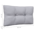 thumbnail image 5 of vidaXL 4 Piece Garden Lounge Set with Grey Cushions Solid Pinewood, 5 of 5