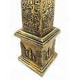 thumbnail image 4 of Egyptian Theme Obelisk Temple of Ra With Hieroglyphs 10" Tall Sculpture Figurine, 4 of 4