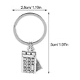 thumbnail image 2 of Calculator Keychain Backpack Pendant Classic Calculator Keyring Souvenir Gift, 2 of 8