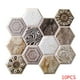 thumbnail image 1 of Calcomanía Pared 3D anticolisión pegatina Pared extraíble PVC Irregular ladrillo panel Pared decoraciones artísticas 10 Piezas Scienceny JJ24094-06, 1 of 6