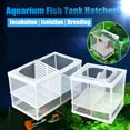 thumbnail image 1 of Yhsdtq,Fish Fry Rearing Container, Aquarium Larval Retainer, Stainless Steel Mesh, Separate Breeding Net, Safe Non-Toxic, Freshwater Fry Tank, Fish Fry Net, for Aquarium Tanks, Non-Toxic Material, 1 of 7