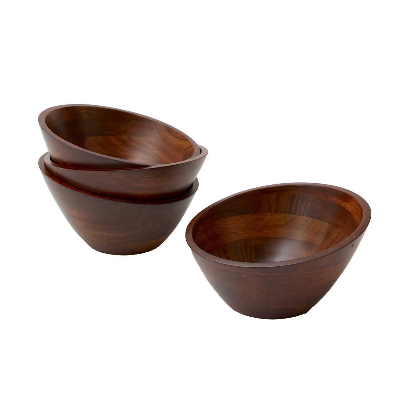 Woodard & Charles Individual Angle Salad Bowls - Set of 4 - Walmart.com