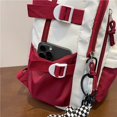 thumbnail image 4 of 2024 Summer New Student School Bag Backpack Soft Material Capacity Large Upper Body Easy Ergonomic Red, 4 of 6