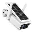 thumbnail image 1 of Cámara de seguridad solar para exteriores de 2MP WiFi inalámbrica 1080P Cámara de vigilancia para e Eccomum Cámara web, 1 of 7