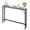 Gray, variant on Aoile 39.3" Behind Couch Table with Power Outlets, Sofa Tables Narrow Long for Living Room, Entryway, Hallway, Rustic Brown
