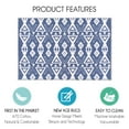 thumbnail image 3 of 2 x 3 Foot Heavy Duty Low Pile Area Rug - Ultra-Thin Non Slip Area Rug - Washable Cotton Indoor Rug for Front Door Foyer Rug for Entryway, 3 of 7