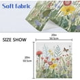 thumbnail image 7 of GZHJMY Wild Flower Cloth Napkins Set of 6,Reusable Washable Polyester Dinner Table Napkins for Kitchen,Dining,Restaurant,Party Decoration, 7 of 7